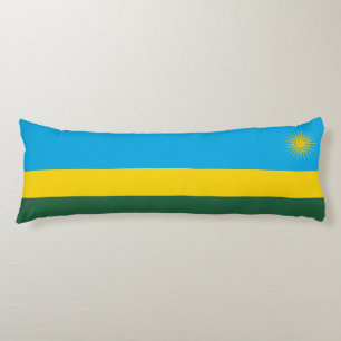 Coussins Longs Drapeau du Rwanda