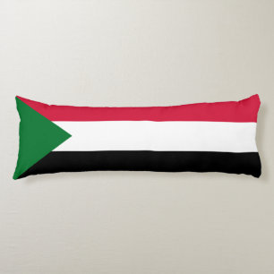 Coussins Longs Drapeau du Soudan