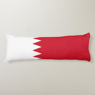 Coussins Longs Drapeau patriotique de Bahreïn