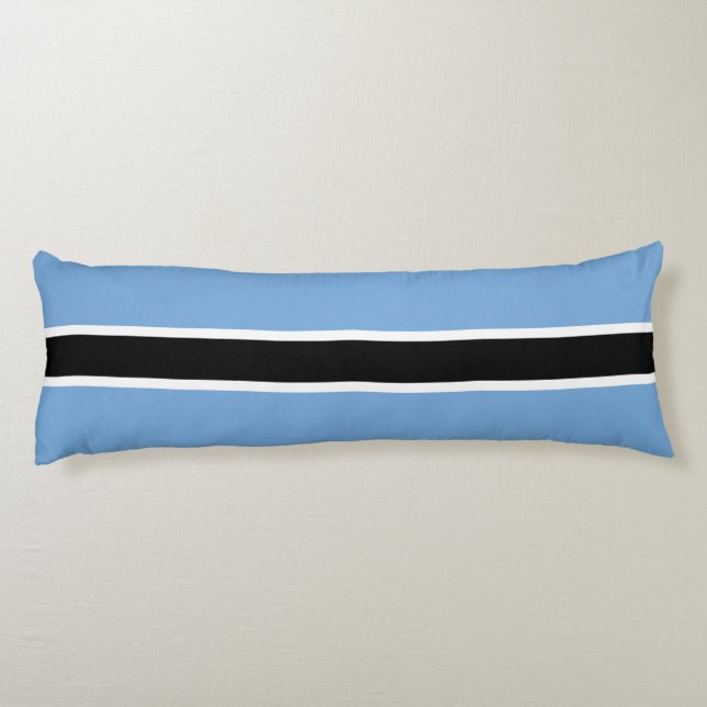Coussins Longs Drapeau patriotique du Botswana (Dos)