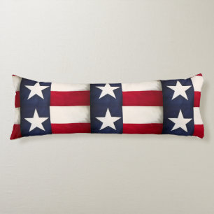 Coussins Longs Drapeau texan Oreiller corps