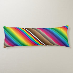 Coussins Longs échantillon de couleur arc-en-ciel