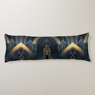 Coussins Longs Éclat Urbain en Art Deco