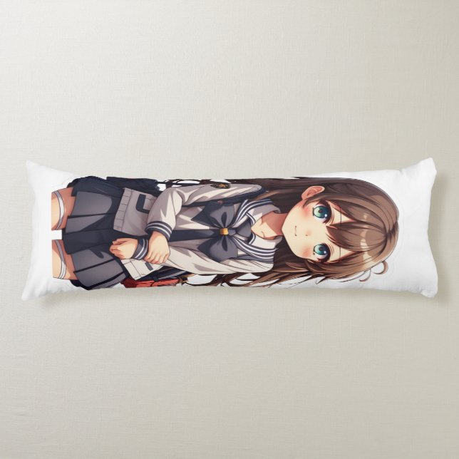 Coussins Longs École japonaise d'Anime (Devant)
