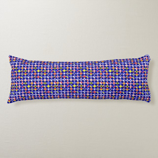 Coussins Longs Effet 3D À damiers Motif de carreaux de drapeau na (Devant)