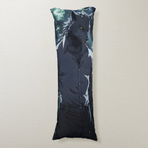 Coussins Longs Élégant loup-garou Anime