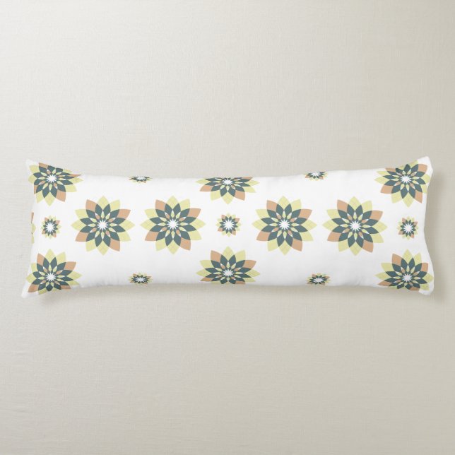 Coussins Longs Élégante Étoile géométrique moderne éclate (Devant)