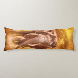 Coussins Longs Eléphant africain "Noblesse