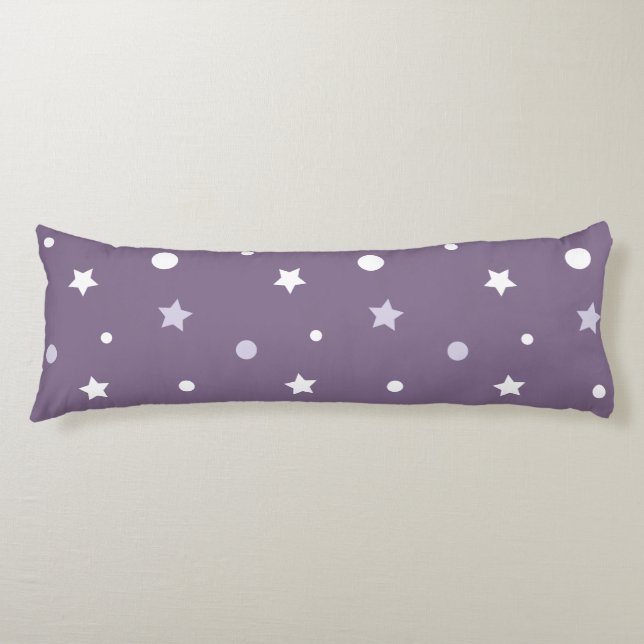 Coussins Longs Étoiles violettes (Devant)