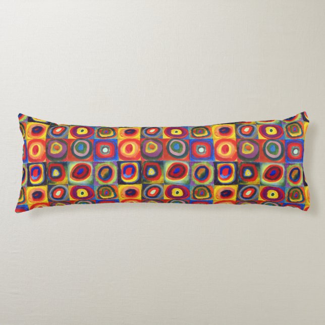 Coussins Longs Étude de couleur par Wassily Kandinsky (Devant)