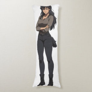 Coussins Longs Femme de loup-garou d'Anime