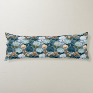 Coussins Longs Fleur de Chrysanthèmes Voyage Country Coastal Fran