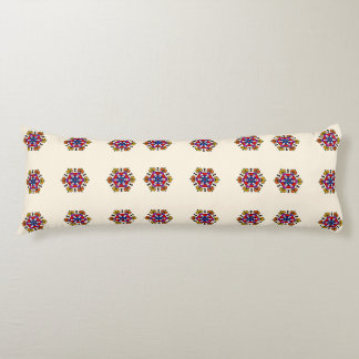 Coussins Longs Fleur géométrique effrayante