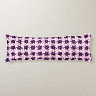 Coussins Longs Fleur magenta en fleurs Fleur botanique moderne