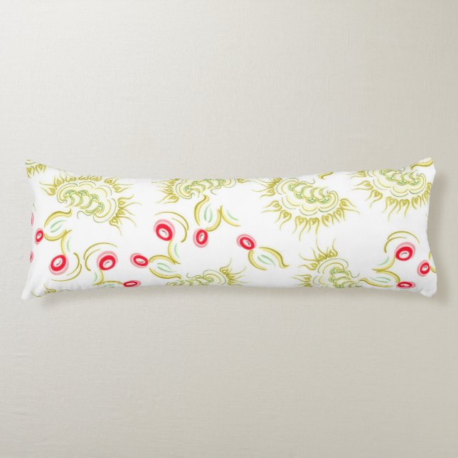 Coussins Longs Fleurs de cactus (Devant)