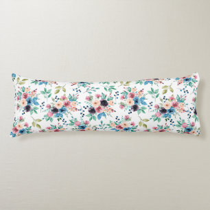 Coussins Longs Fleurs de printemps colorées motif
