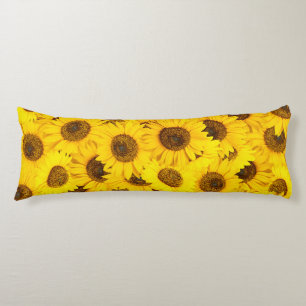 Coussins Longs Fleurs de soleil