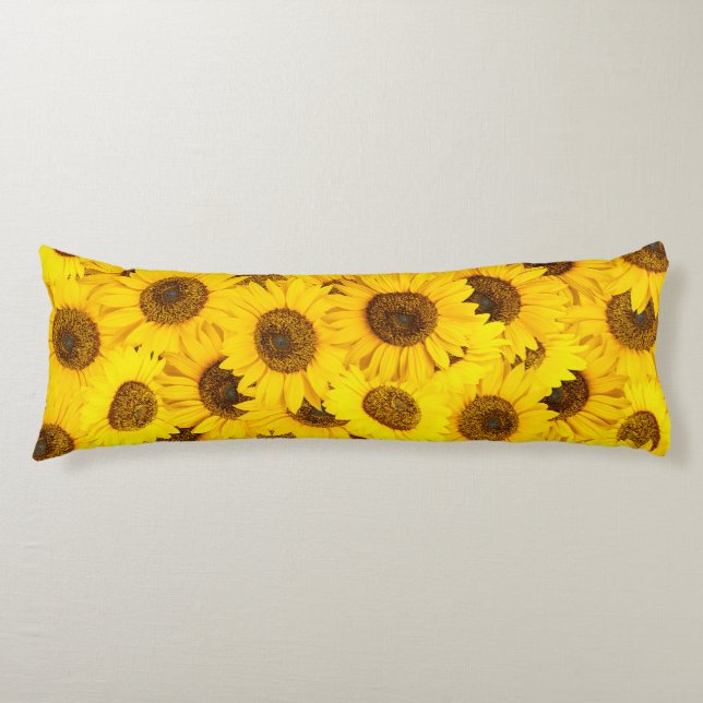 Coussins Longs Fleurs de soleil (Devant)