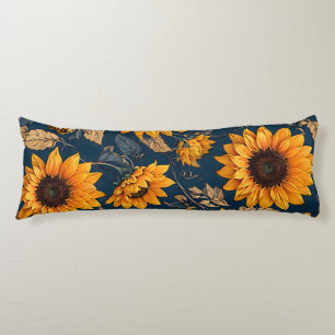 Coussins Longs Fleurs de soleil