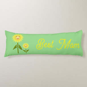 Coussins Longs Fleurs de soleil de la fête des mères sur mesure