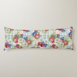 Coussins Longs Fleurs et Fruits