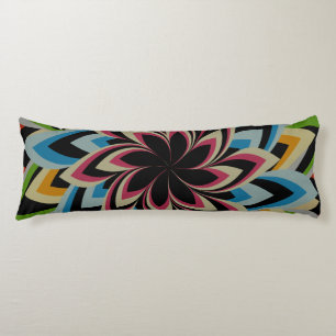 COUSSINS LONGS FLEURS TOURBILLON COLORÉES