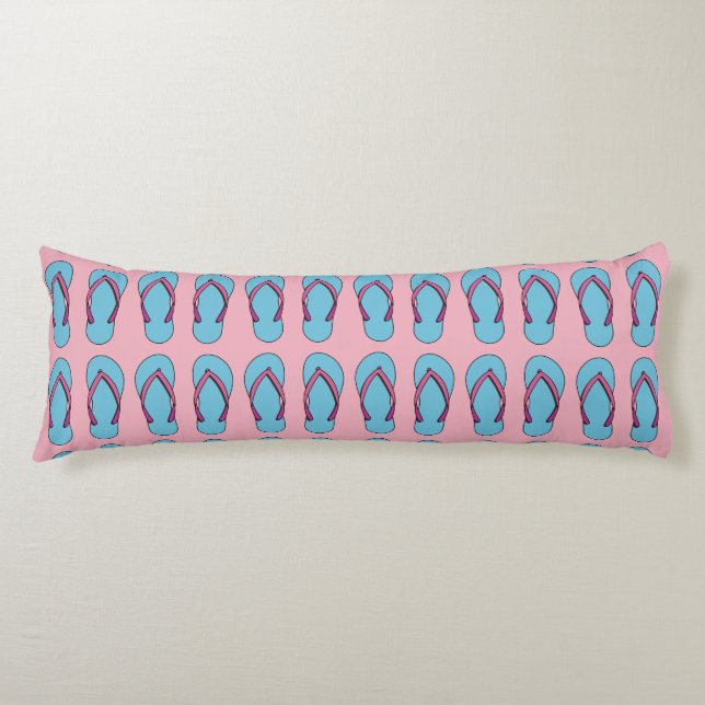 Coussins Longs Flip Flops de plage (Devant)