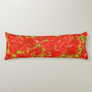 Coussins Longs Fraises