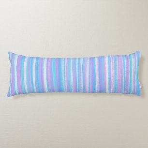 Coussins Longs Grilles Acryliques Peintes Turquoise Rose violet
