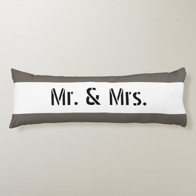 Coussins Longs HAMbyWG - Thème M. & Mme. (Devant)