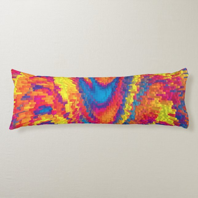 Coussins Longs Hippy Swirls....... (Devant)