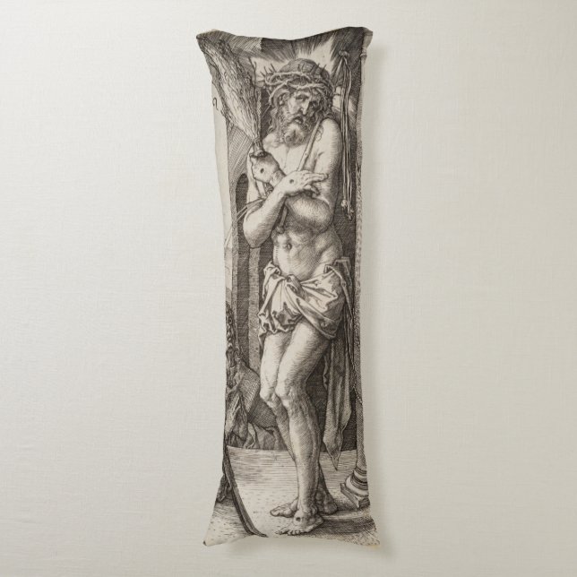 Coussins Longs Homme des peines par Albrecht Durer (Devant (Vertical))