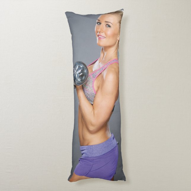 Coussins Longs Hot Fitness Girl (Dos (Vertical))