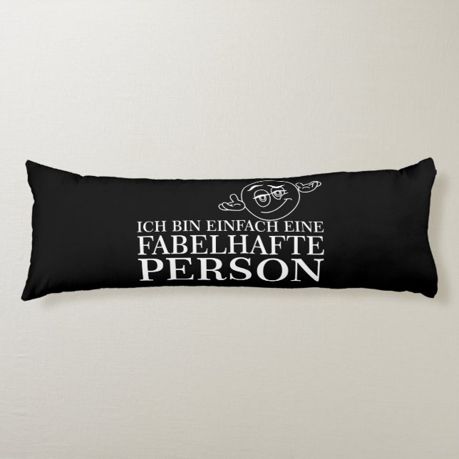 Coussins Longs Ich bin einfach eine fabelhafte Personne! (Devant)