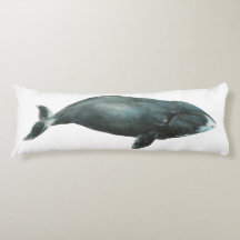 Illustration aquarelle de baleine boréale