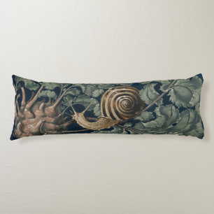 Coussins Longs Illustration Art Nouveau Vintage Escargot Botaniqu