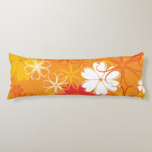 Coussins Longs Illustration de marguerite colorée mignonne motif 