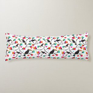 Coussins Longs illustration tropicale d'oiseau mignon de toucan