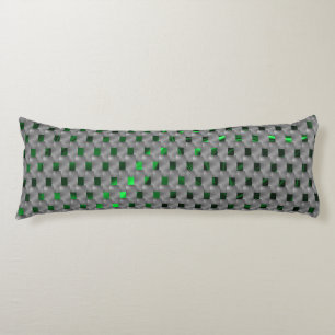 Coussins Longs Image verte sous plaques grises, carrés oblongs ?