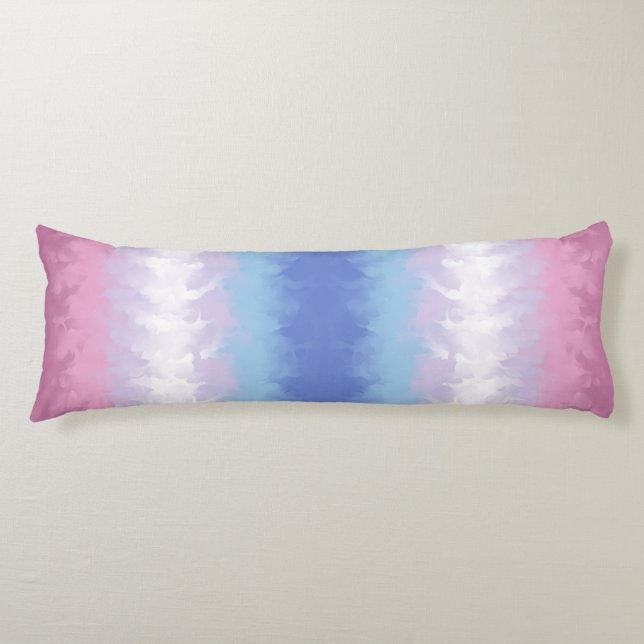 Coussins Longs Indicateur Abstrait Bigender Pride (Devant)