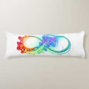 Coussins Longs Infinity avec Rainbow Jellyfish