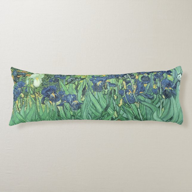 Coussins Longs Iris de Vincent van Gogh |, 1889 (Devant)