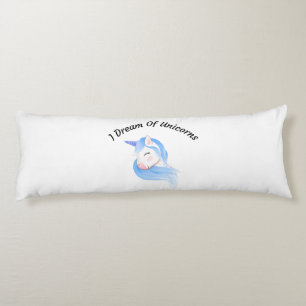 Coussins Longs Je Rêve D'Oreiller Corps Unicorns