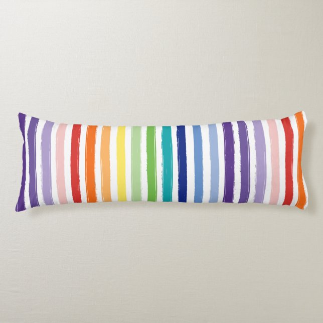 Coussins Longs Joli Motif arc-en-ciel (Devant)