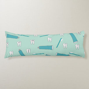 Coussins Longs Joli motif de brosse à dents et de dentifrice ment