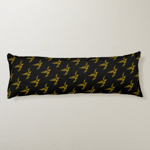 Coussins Longs Joli noir vintage d'aigle motif