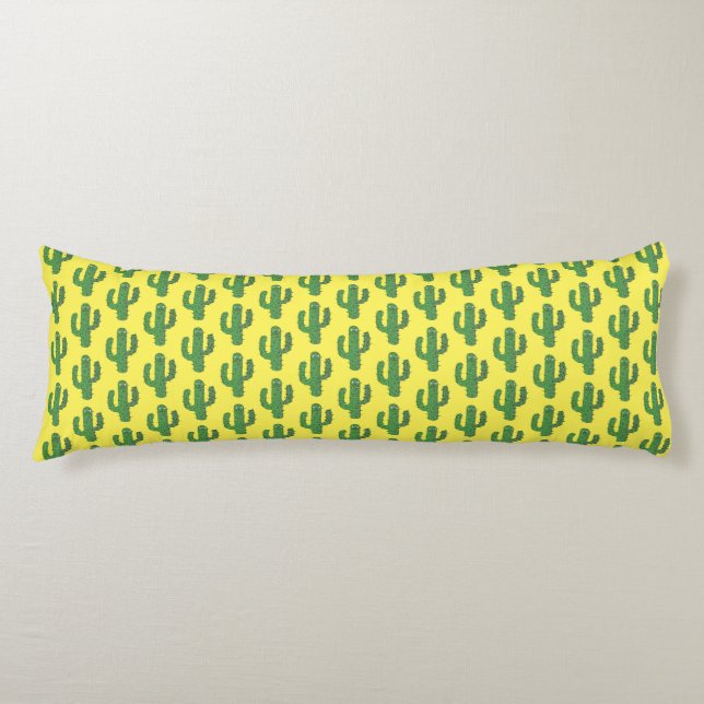 Coussins Longs Jour des morts heureux Cactus Patterned (Devant)