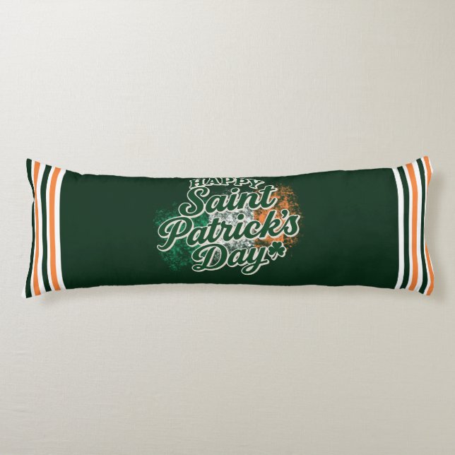 Coussins Longs Joyeuse Saint Patrick vintage  (Devant)