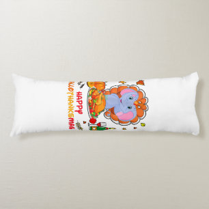 Coussins Longs Joyeux Hallo Elephant Boire Vin Merci Cadeau