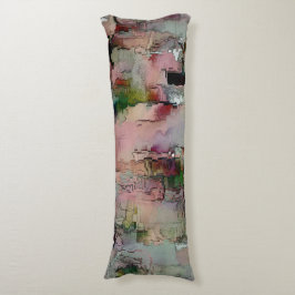 Coussins Longs La roche colorée prédominait le gris saumon à vert